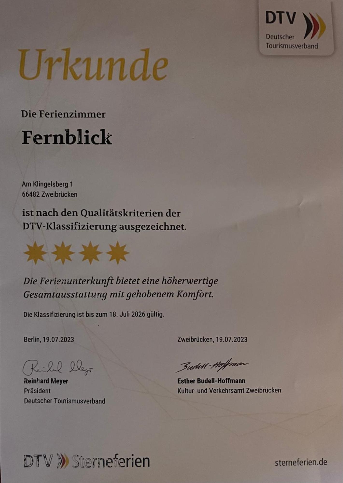 Fernblick Apartment Zweibrücken Exterior foto